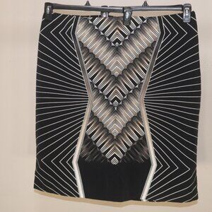 Worthington Art Deco Print Pencil Skirt Size 20W NWT